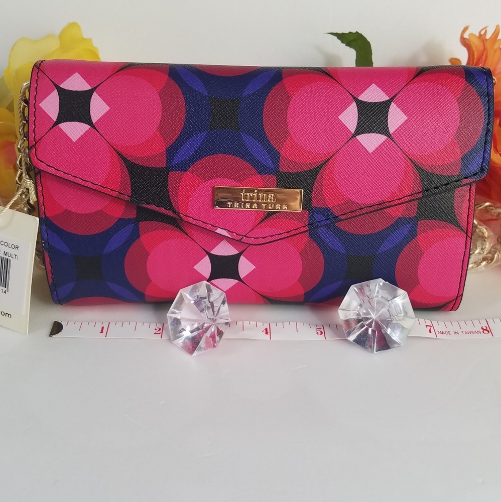  Trina  Trina Turk Trifold Crossbody Wallet